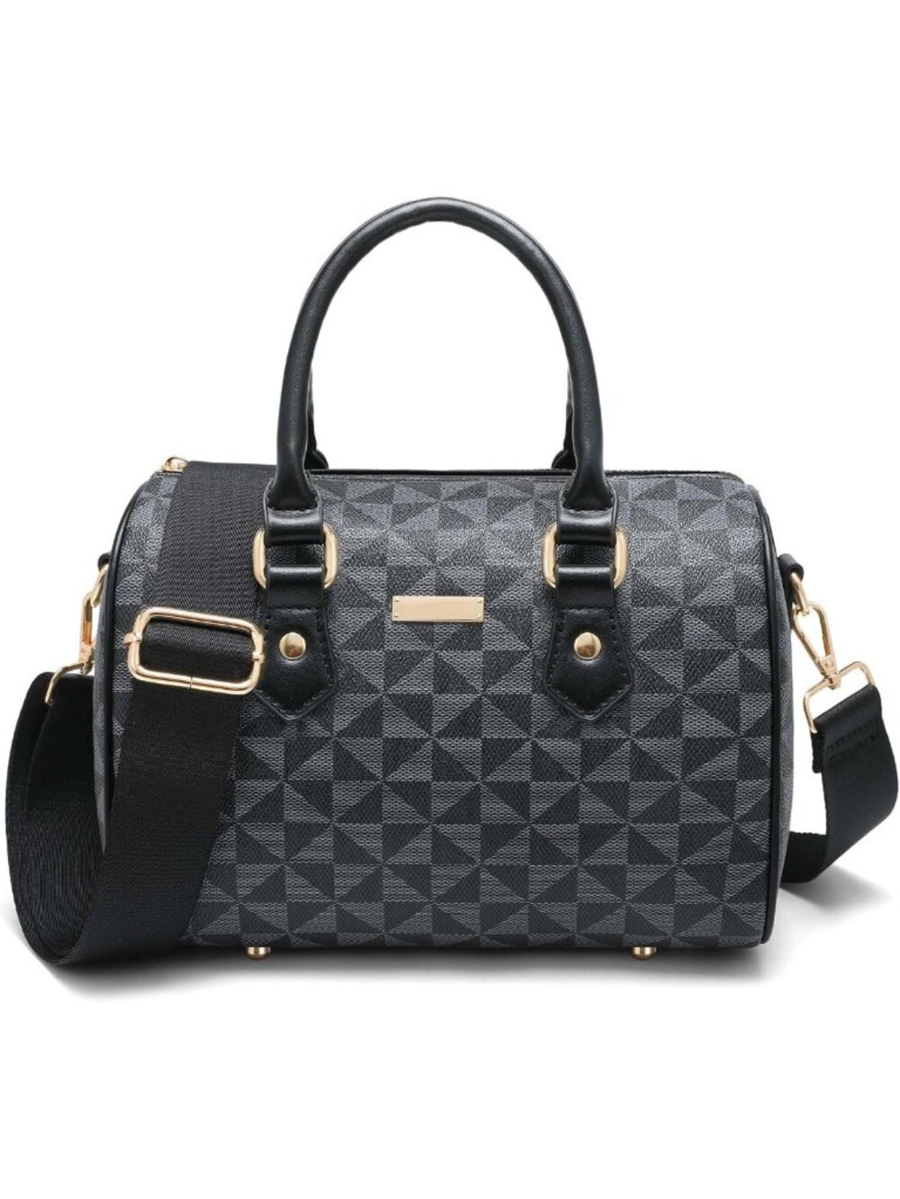 Stylish Leather Dome Satchel Handbags for Women - Adjustable Shoulder Straps
